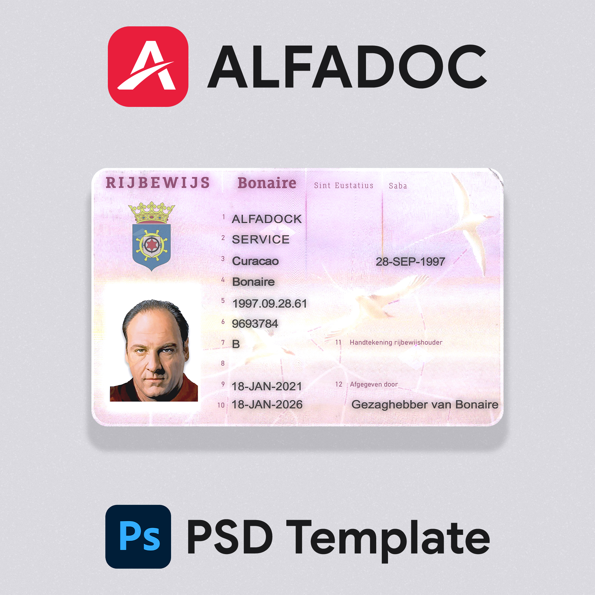 Bonaire DL Card