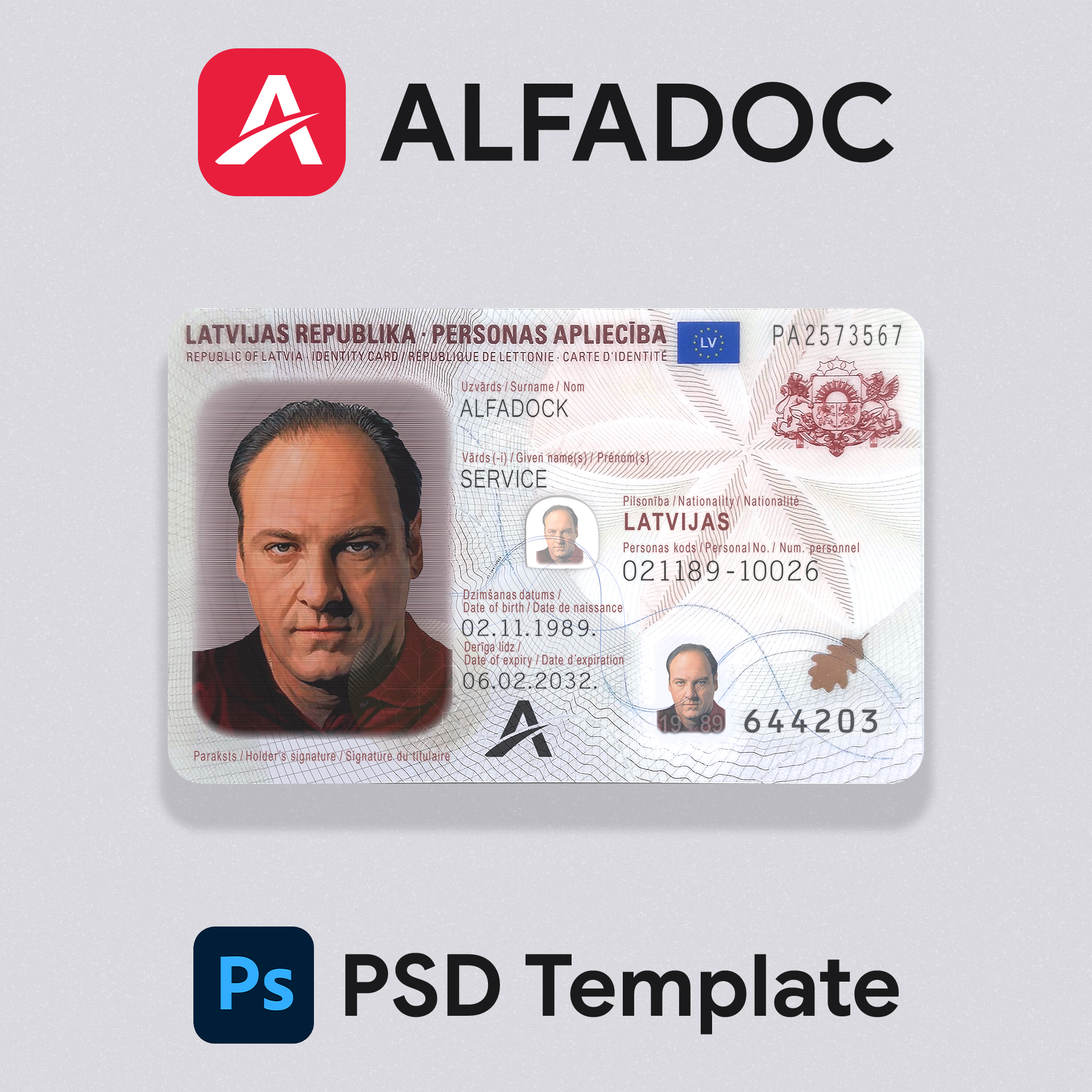 Latvia ID Card