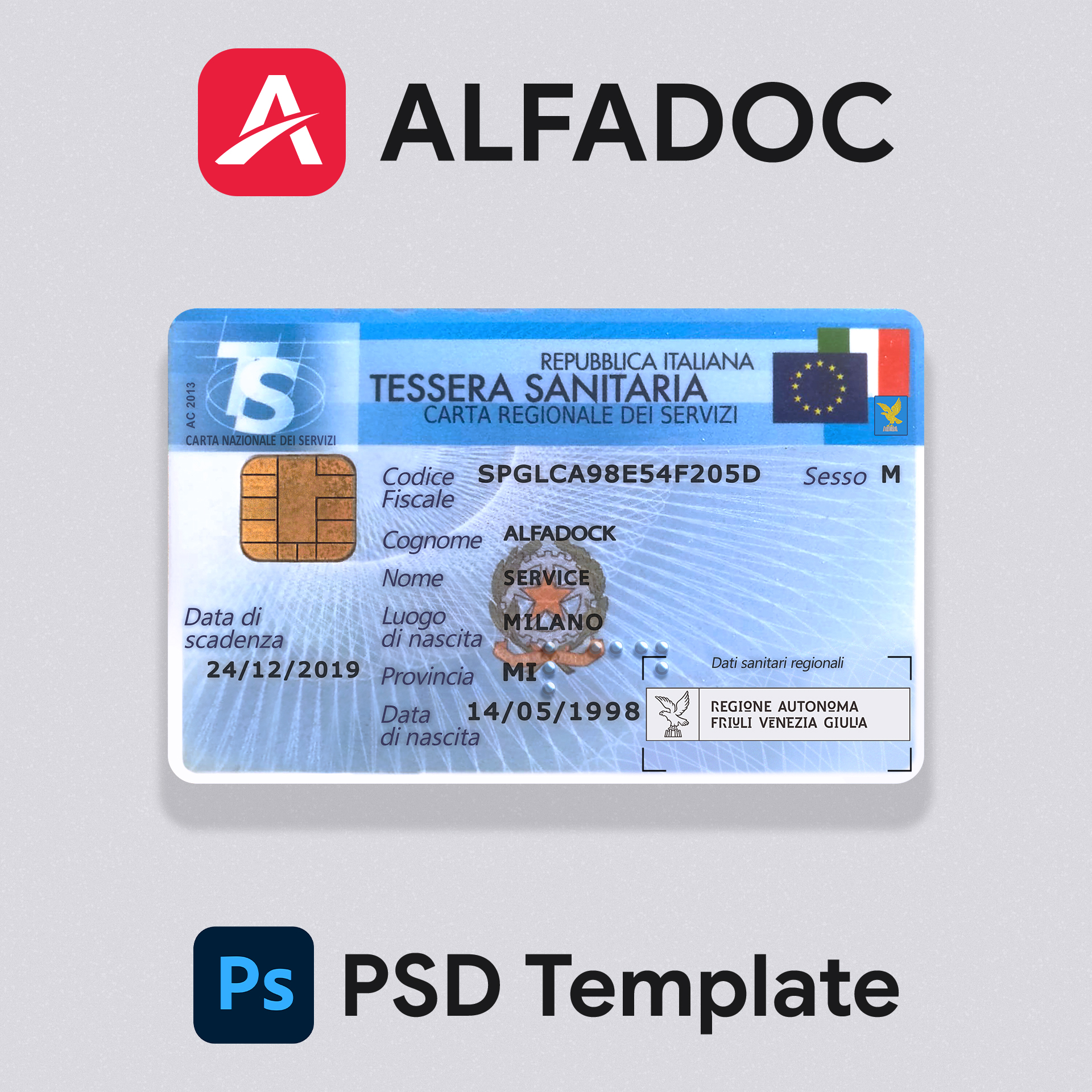 Italy Fiscale Card